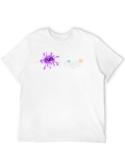 Fun Art Night Black T-Shirt