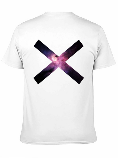 Galaxy X Graphic Black T-Shirt