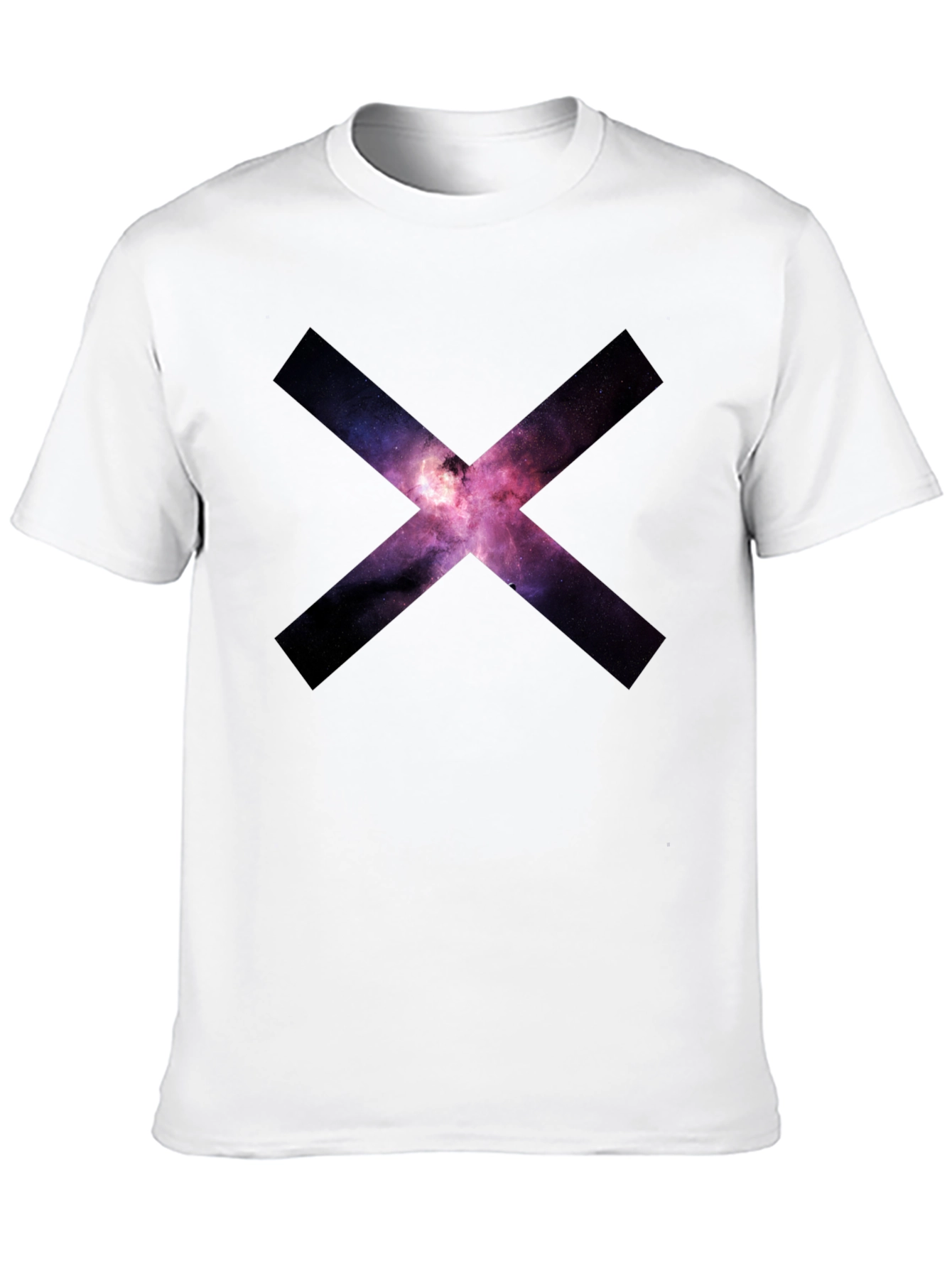 Galaxy X Graphic Black T-Shirt