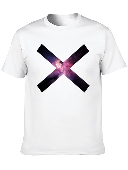Galaxy X Graphic Black T-Shirt