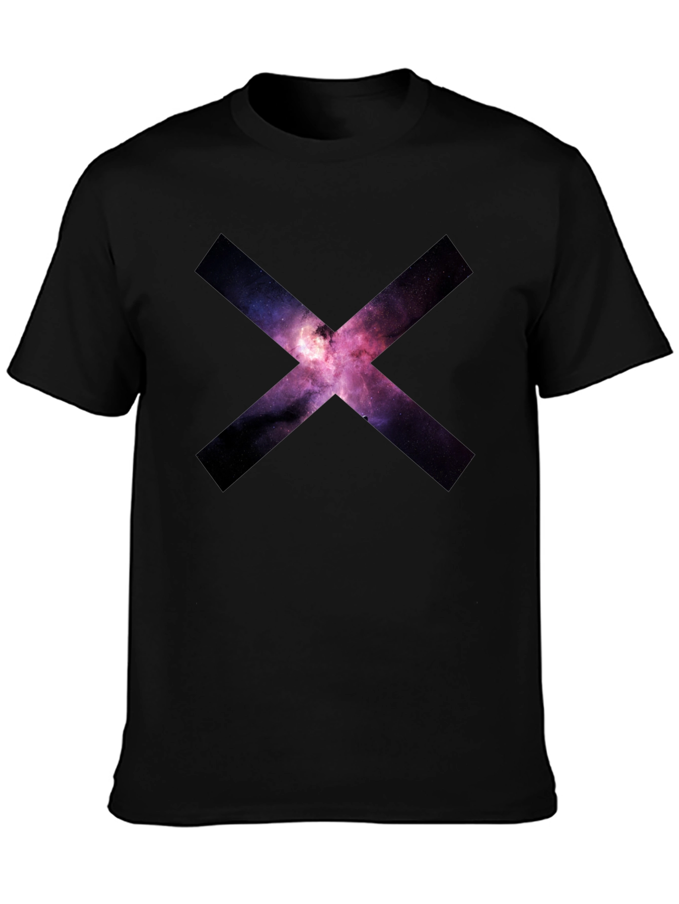 Galaxy X Graphic Black T-Shirt
