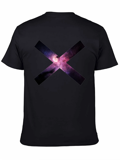 Galaxy X Graphic Black T-Shirt