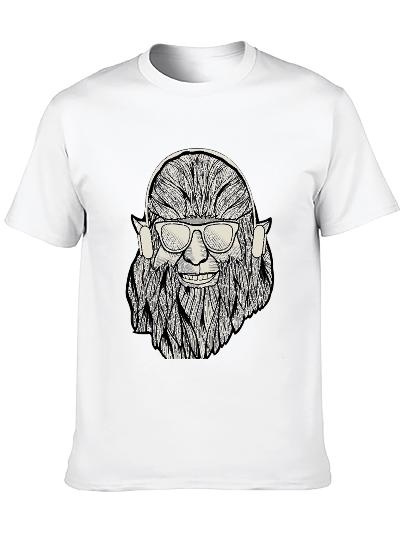 Bigfoot DJ T-Shirt - Funny Sasquatch Rave Party Tee