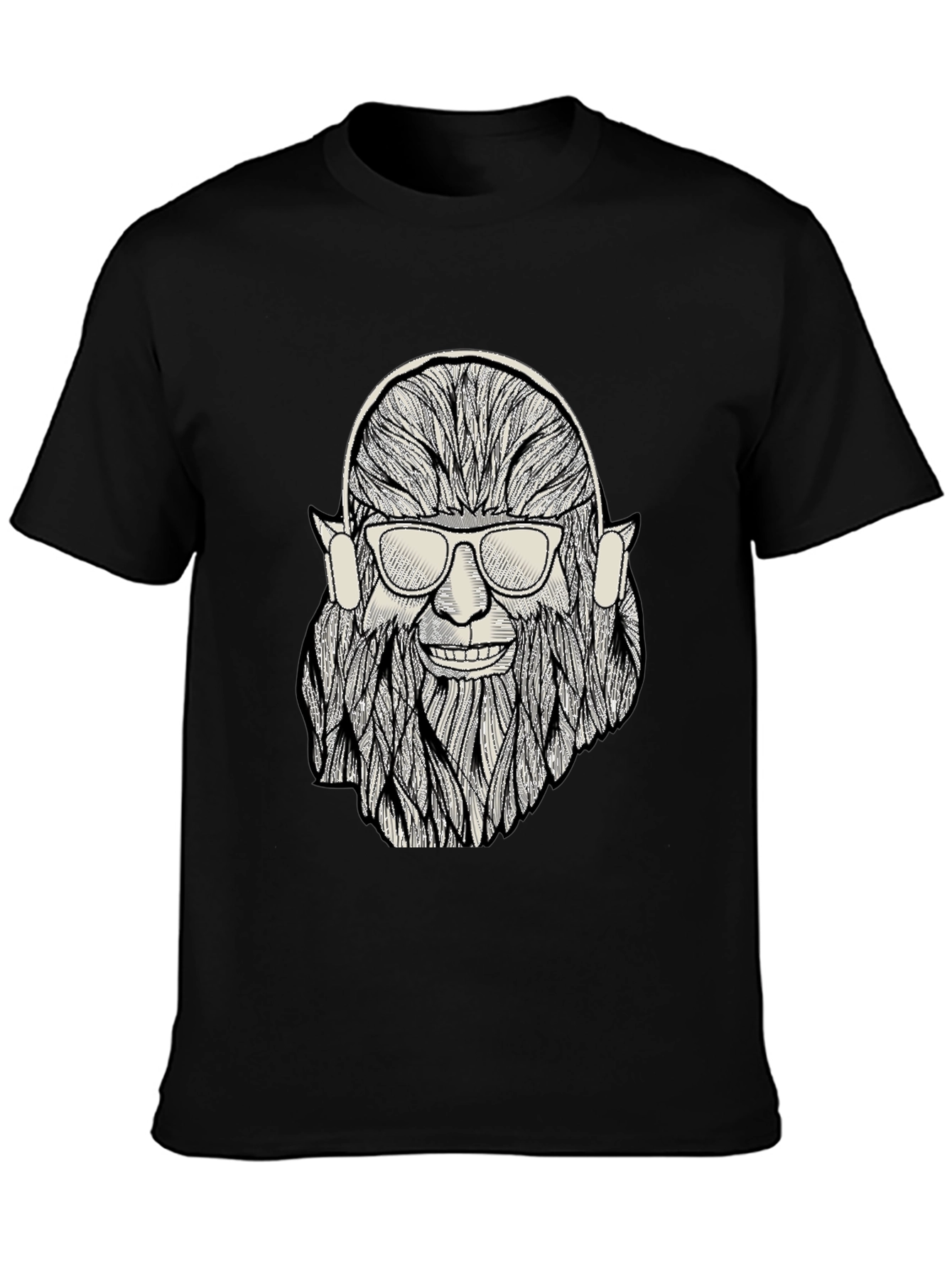 Bigfoot DJ T-Shirt - Funny Sasquatch Rave Party Tee