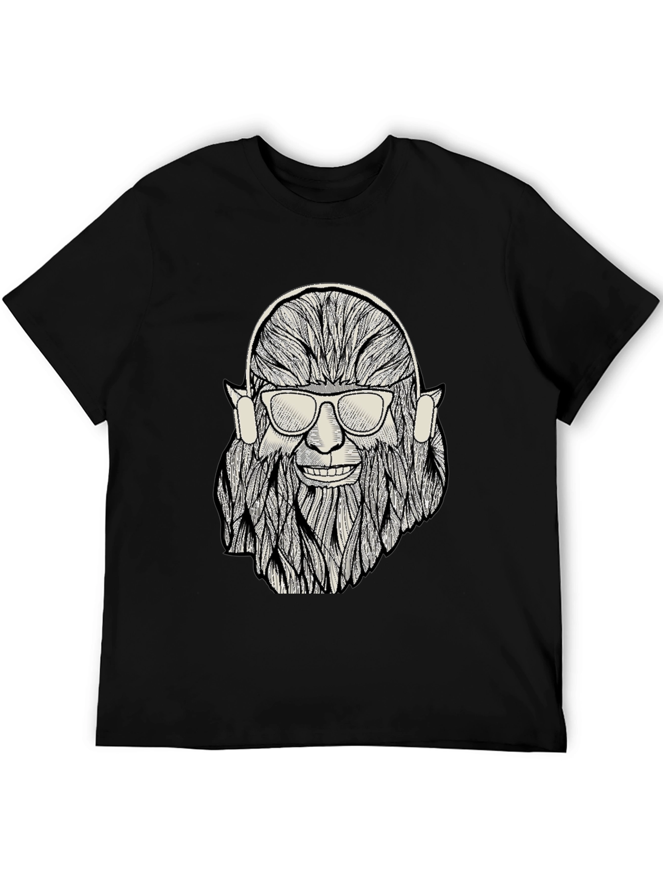 Bigfoot DJ T-Shirt - Funny Sasquatch Rave Party Tee