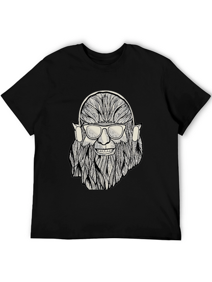 Bigfoot DJ T-Shirt - Funny Sasquatch Rave Party Tee