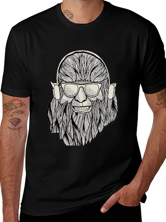 Bigfoot DJ T-Shirt - Funny Sasquatch Rave Party Tee
