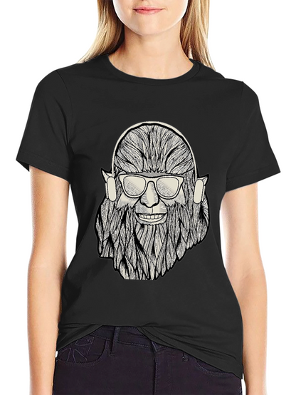 Bigfoot DJ T-Shirt - Funny Sasquatch Rave Party Tee