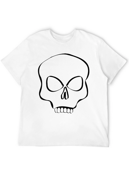 Skull Graphic Black T-Shirt - Mens Fashion