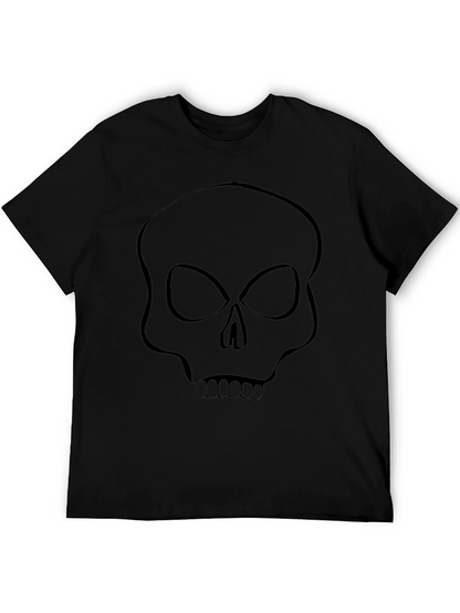 Skull Graphic Black T-Shirt - Mens Fashion