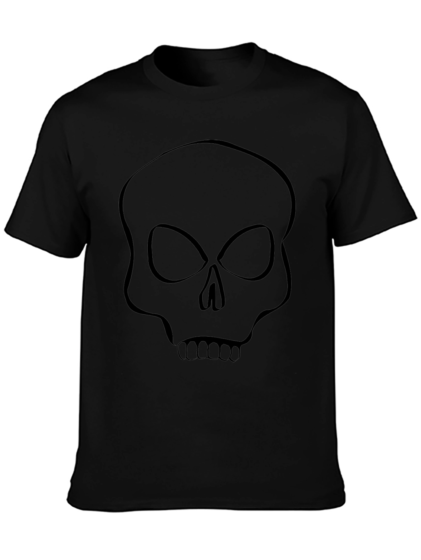 Skull Graphic Black T-Shirt - Mens Fashion