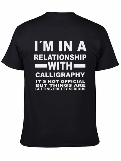 Calligraphy Relationship T-Shirt - Funny Graphic Tee