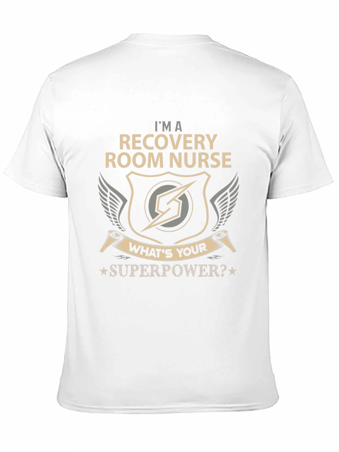Recovery Room Nurse Superpower Graphic T-Shirt