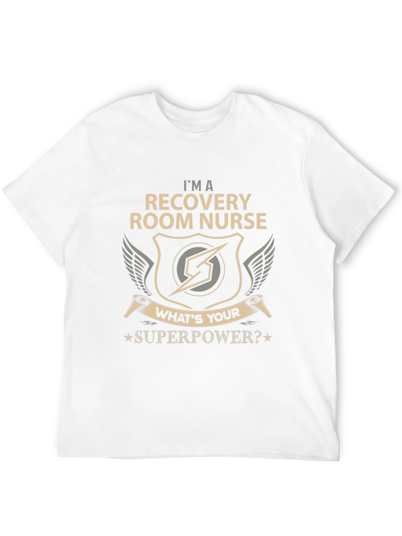 Recovery Room Nurse Superpower Graphic T-Shirt