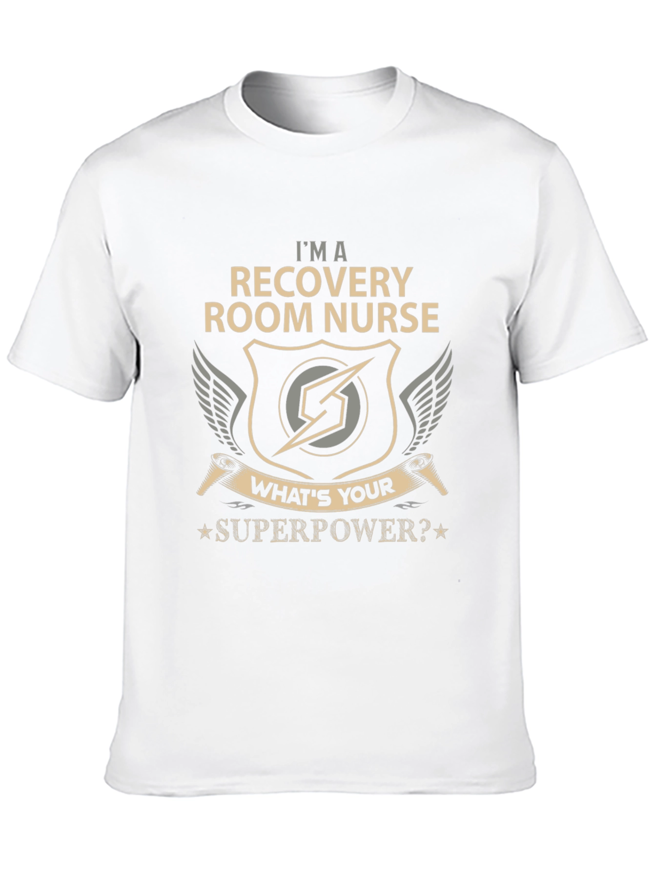 Recovery Room Nurse Superpower Graphic T-Shirt