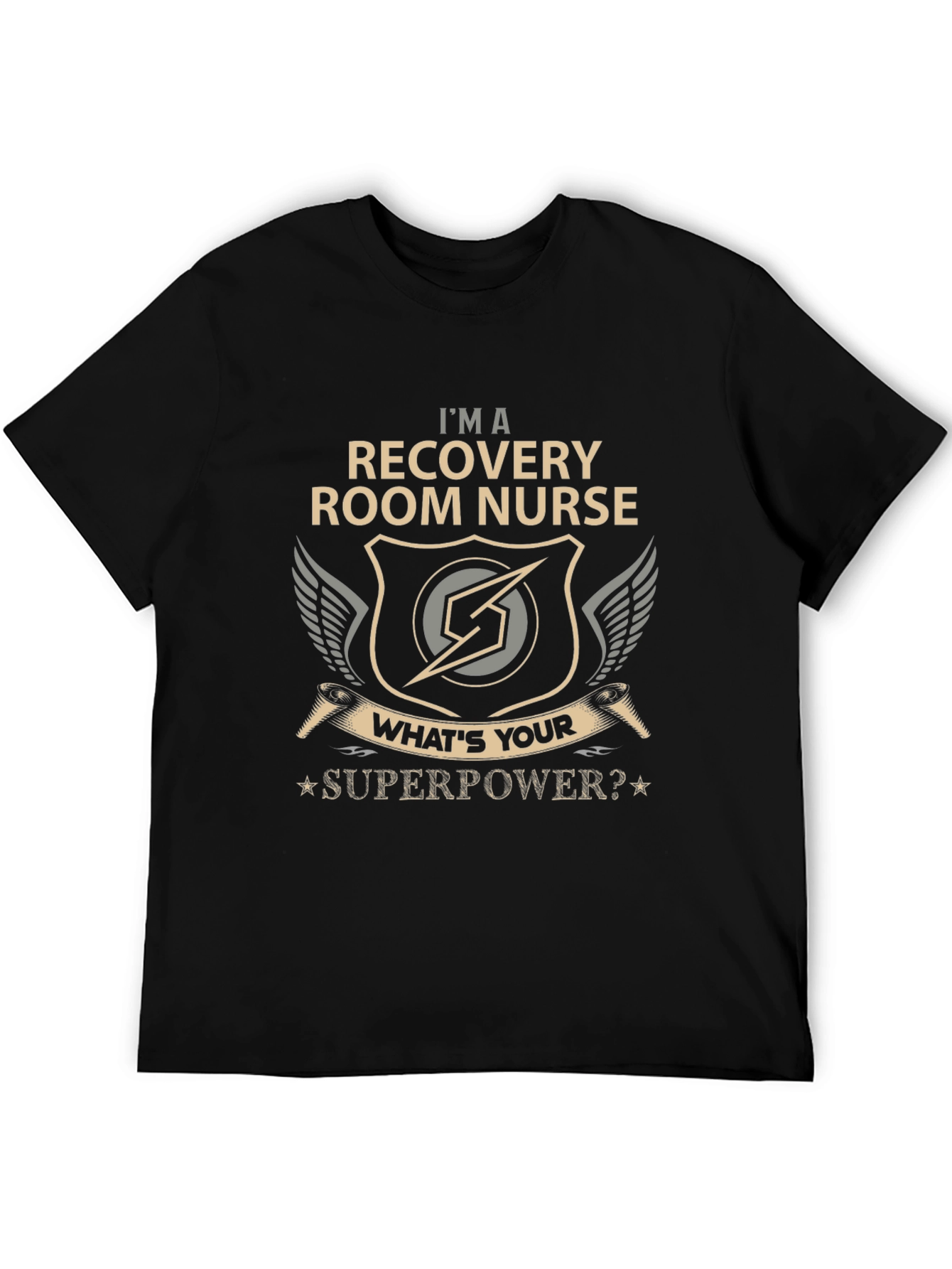 Recovery Room Nurse Superpower Graphic T-Shirt