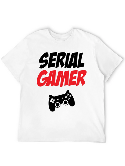Serial Gamer T-Shirt - Black Gaming Tee