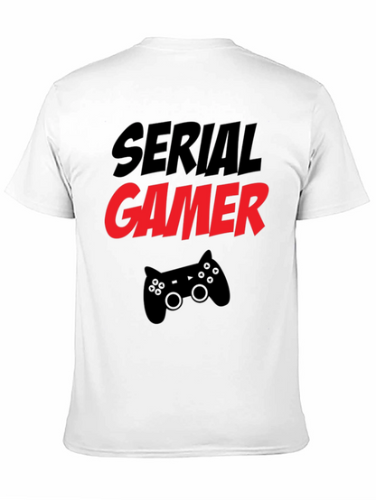 Serial Gamer T-Shirt - Black Gaming Tee