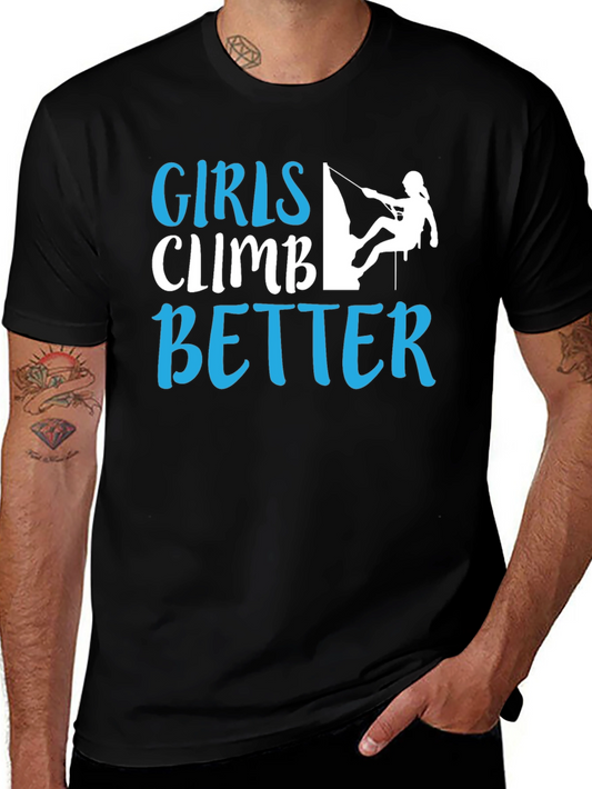 Girls Climb Better Graphic Tee