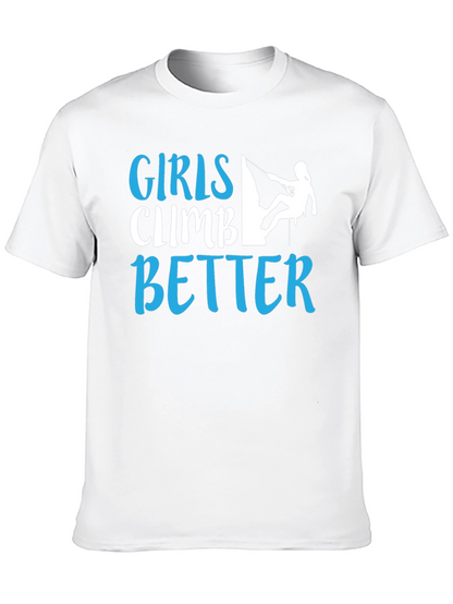 Girls Climb Better Graphic Tee