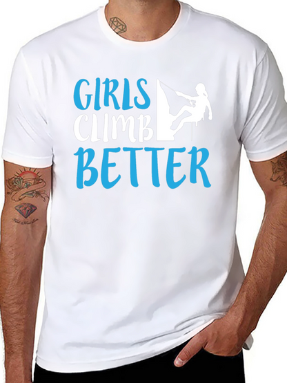 Girls Climb Better Graphic Tee