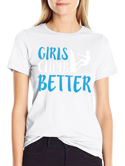 Girls Climb Better Graphic Tee