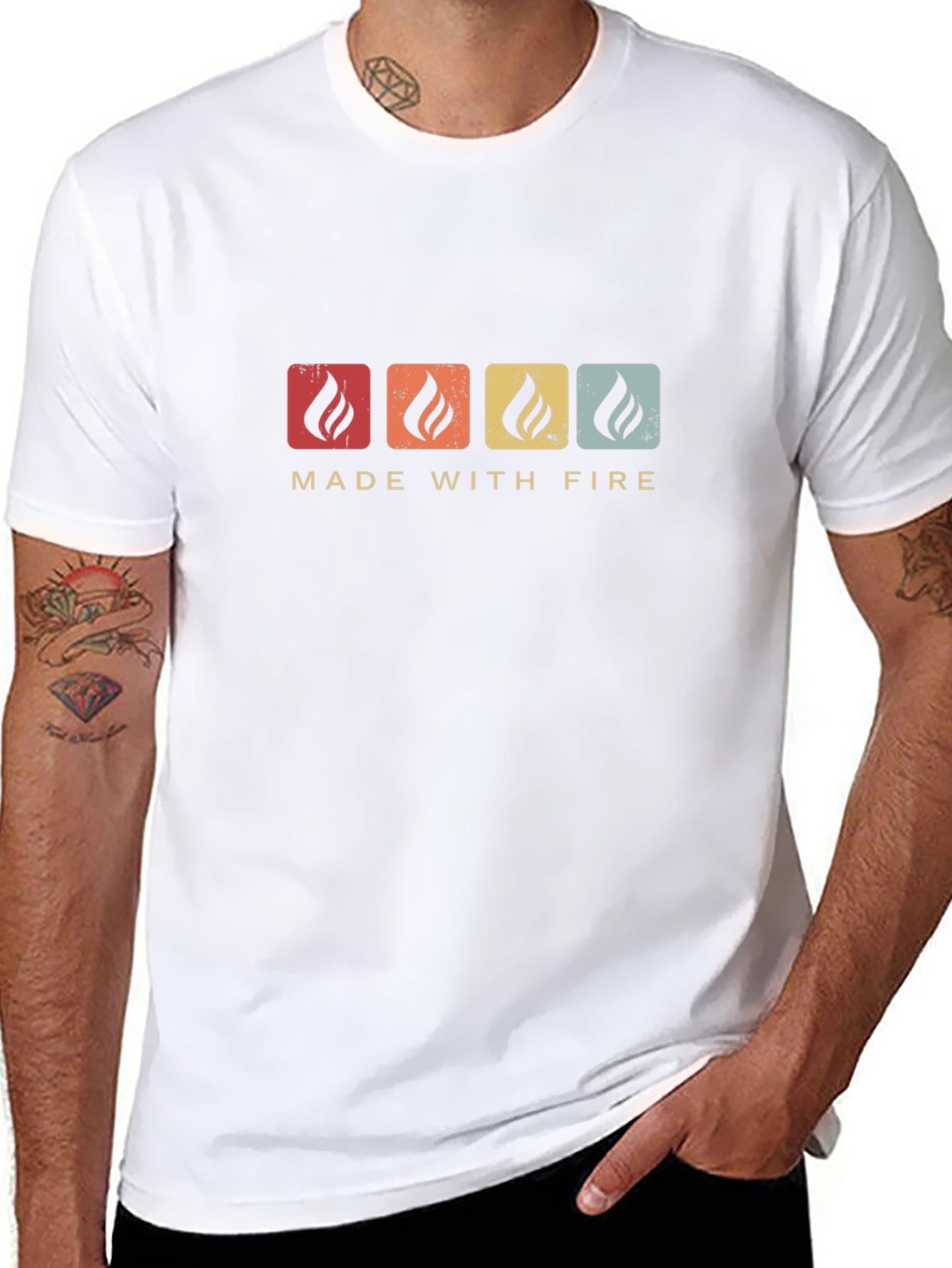 Made With Fire Graphic Tee