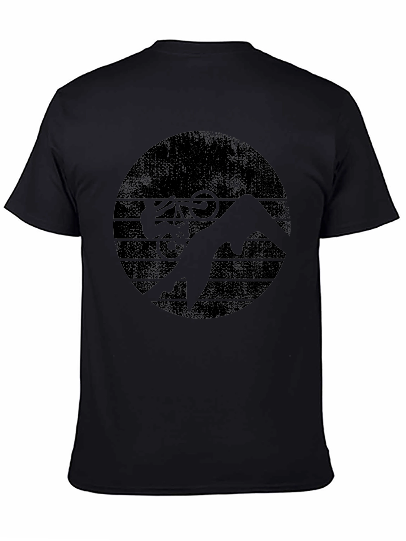 Mountain Bike Silhouette Graphic T-Shirt