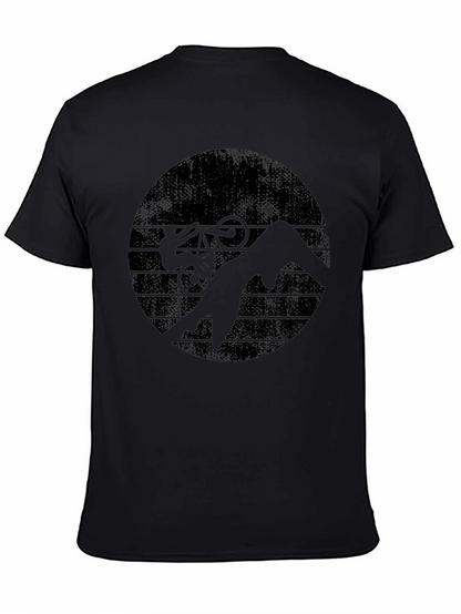 Mountain Bike Silhouette Graphic T-Shirt