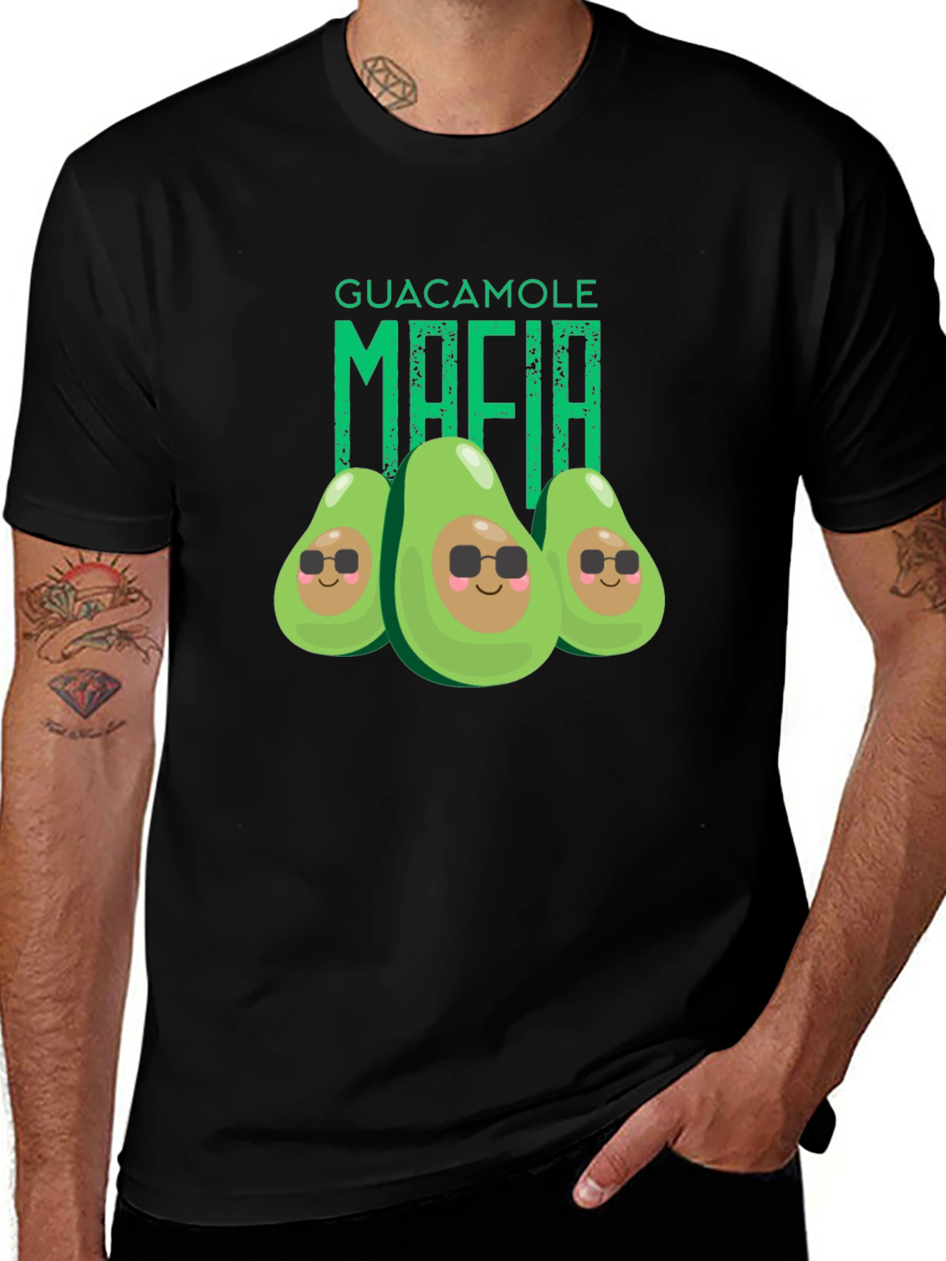 Guacamole Mafia Funny Avocado T-Shirt