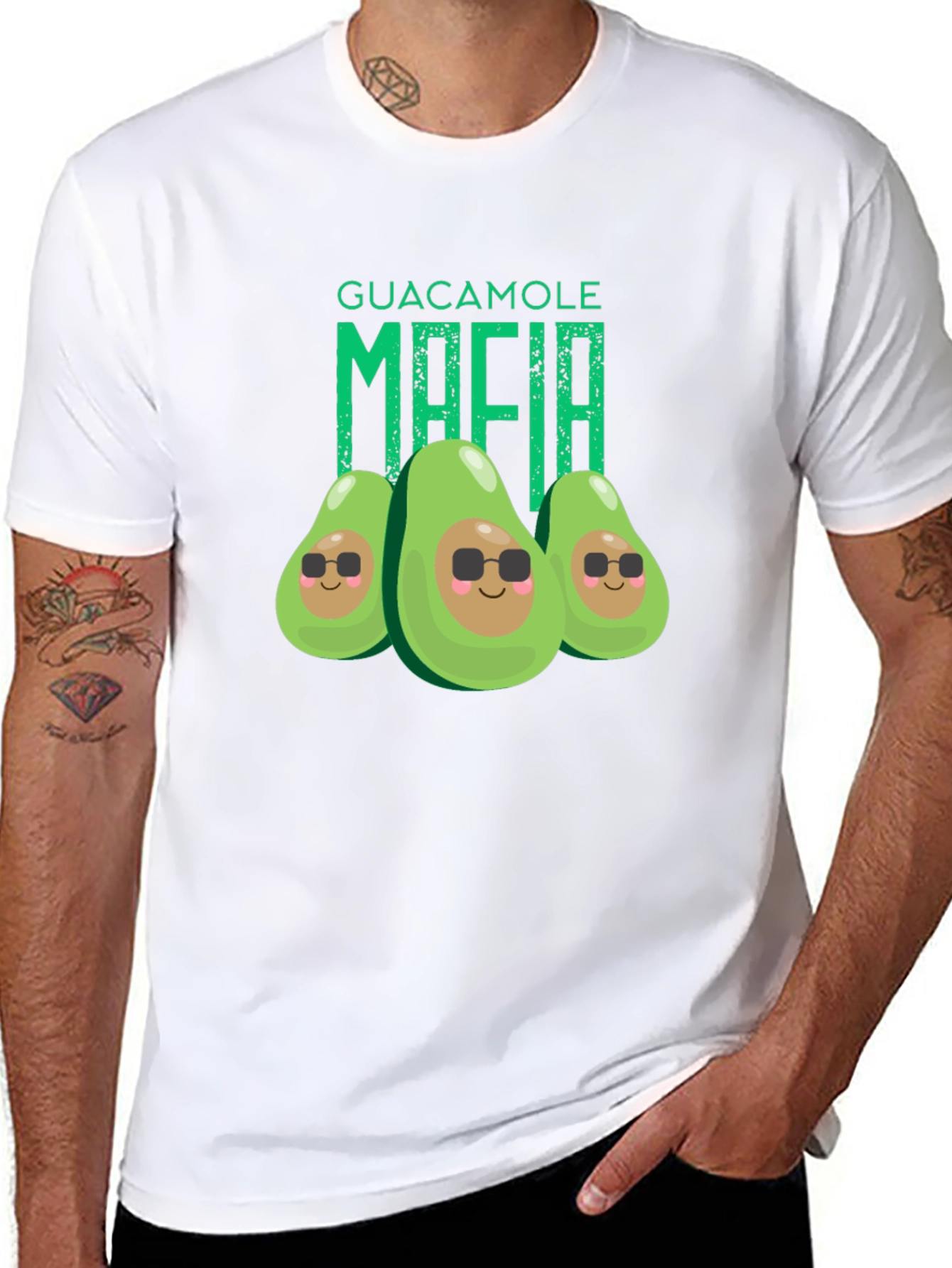 Guacamole Mafia Funny Avocado T-Shirt
