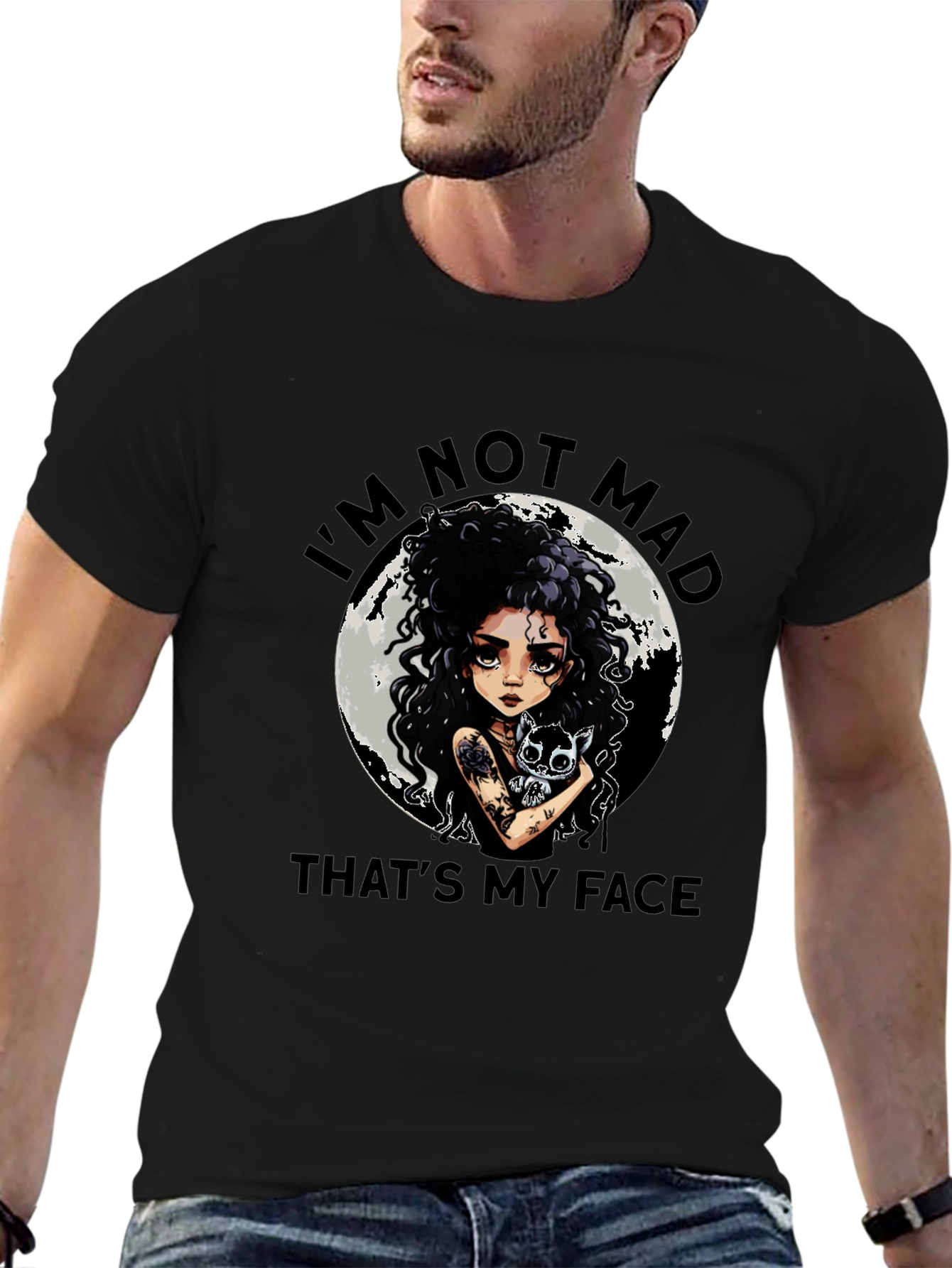 Im Not Mad Thats My Face Graphic Tee