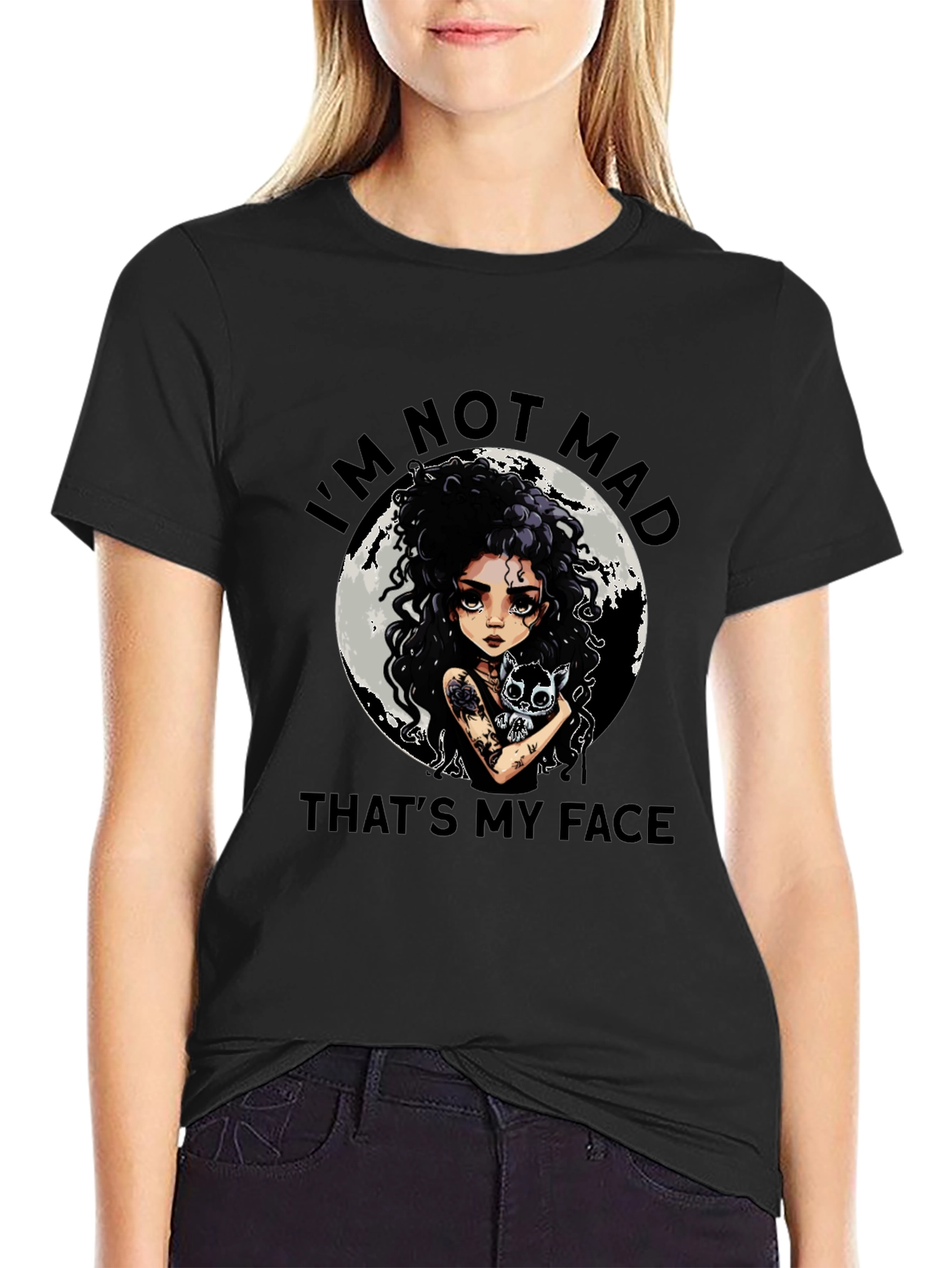 Im Not Mad Thats My Face Graphic Tee