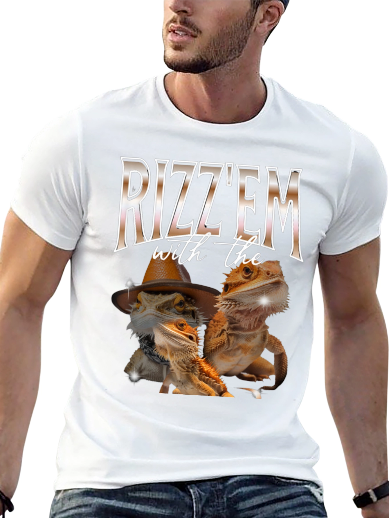 Rizzem With the Lizards Graphic T-Shirt