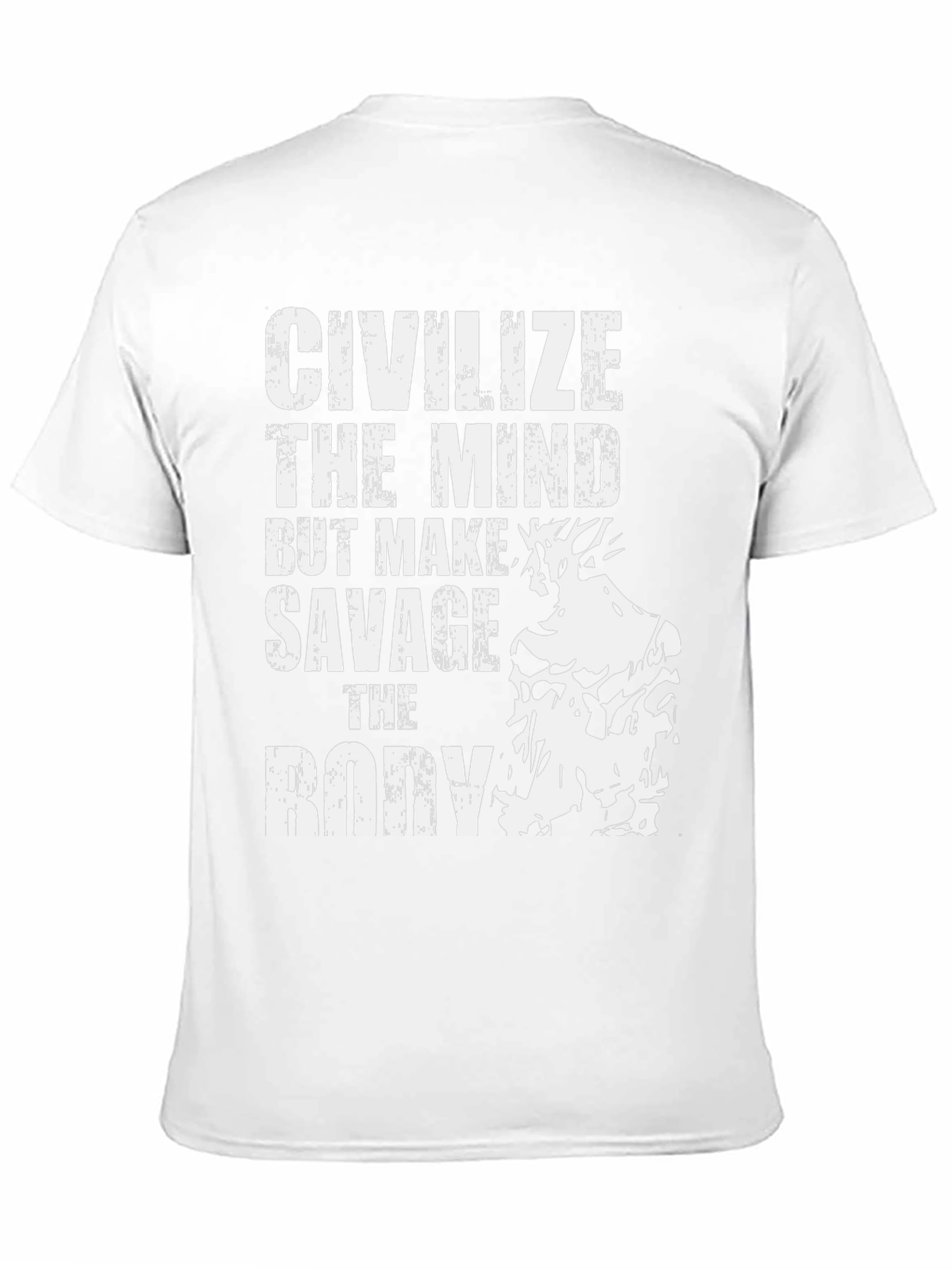 Civilize The Mind Savage Body Graphic Tee