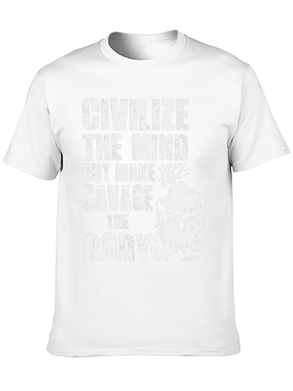 Civilize The Mind Savage Body Graphic Tee