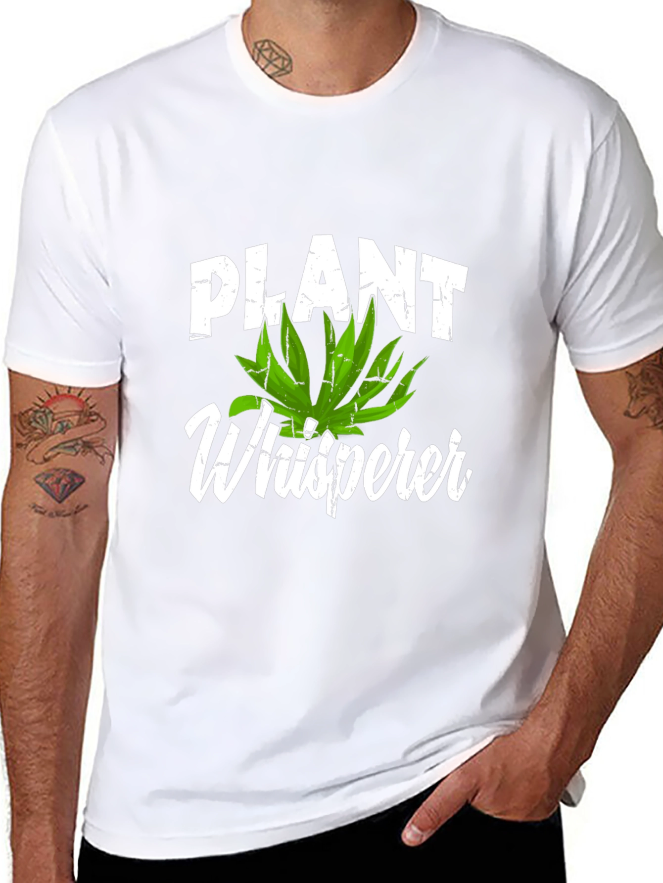 Plant Whisperer Graphic T-Shirt - Nature Lover Tee