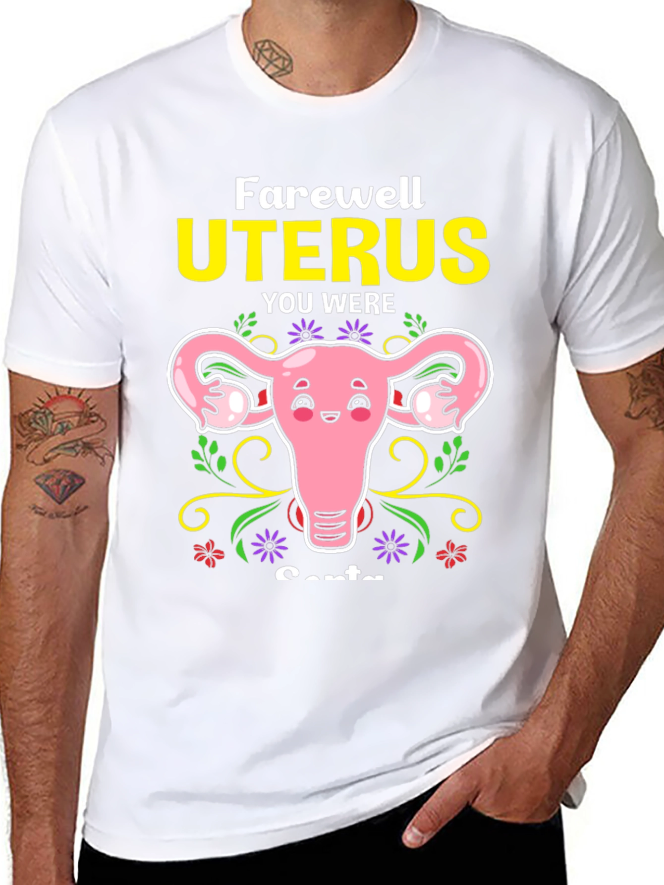 Farewell Uterus Funny Graphic Tee