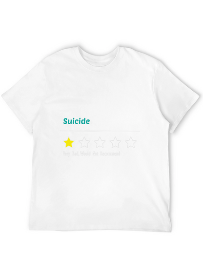 Suicide Very Bad 1-Star Funny Graphic T-Shirt