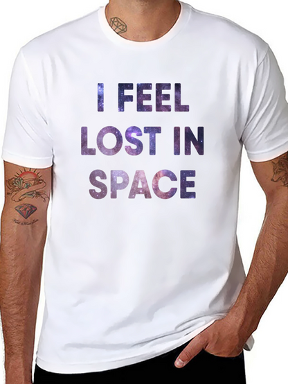 Lost in Space Graphic Tee - Mens Black T-Shirt