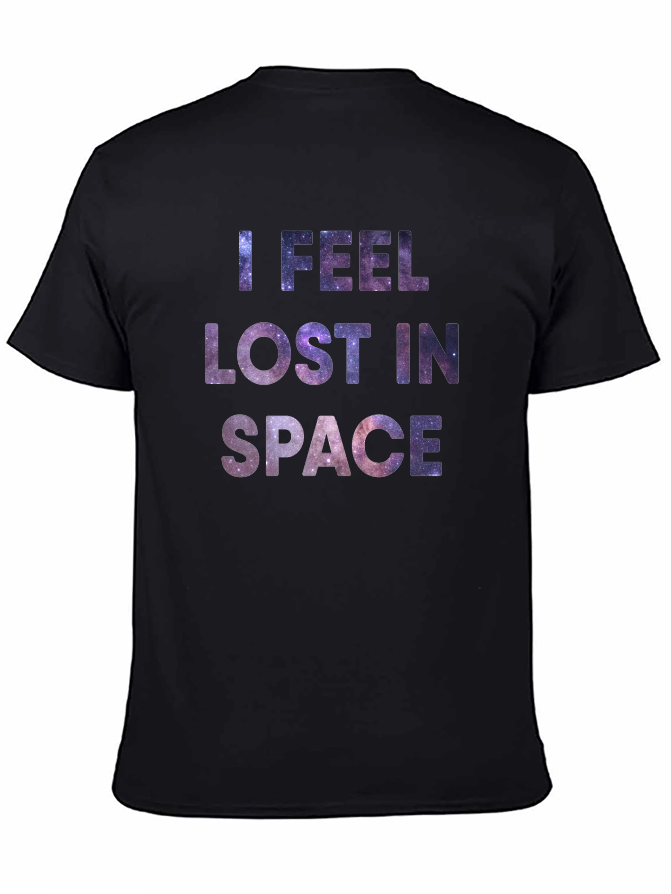 Lost in Space Graphic Tee - Mens Black T-Shirt