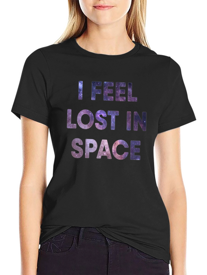 Lost in Space Graphic Tee - Mens Black T-Shirt