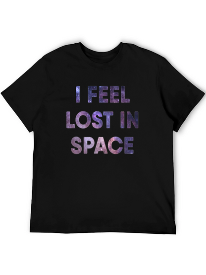Lost in Space Graphic Tee - Mens Black T-Shirt
