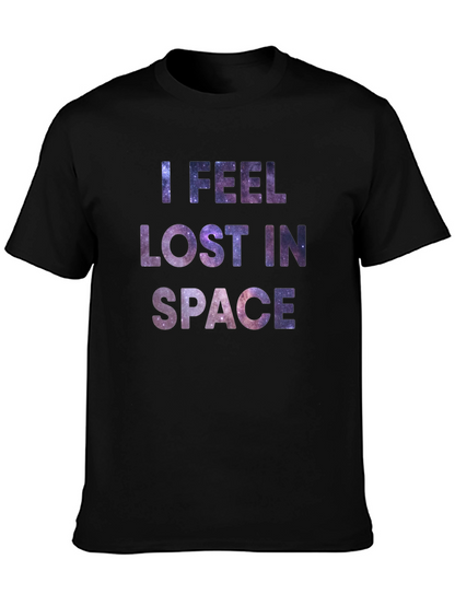 Lost in Space Graphic Tee - Mens Black T-Shirt
