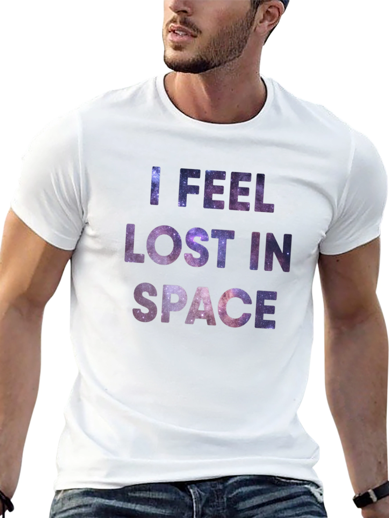 Lost in Space Graphic Tee - Mens Black T-Shirt