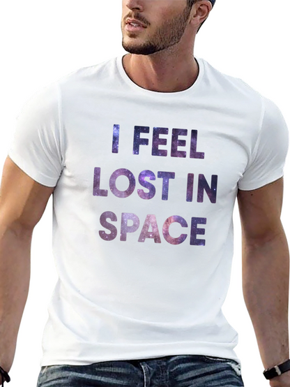 Lost in Space Graphic Tee - Mens Black T-Shirt