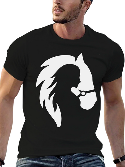 Equine Silhouette Graphic Tee - Stylish Unisex T-Shirt