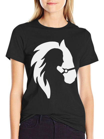 Equine Silhouette Graphic Tee - Stylish Unisex T-Shirt
