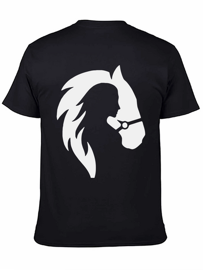 Equine Silhouette Graphic Tee - Stylish Unisex T-Shirt