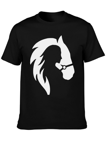 Equine Silhouette Graphic Tee - Stylish Unisex T-Shirt